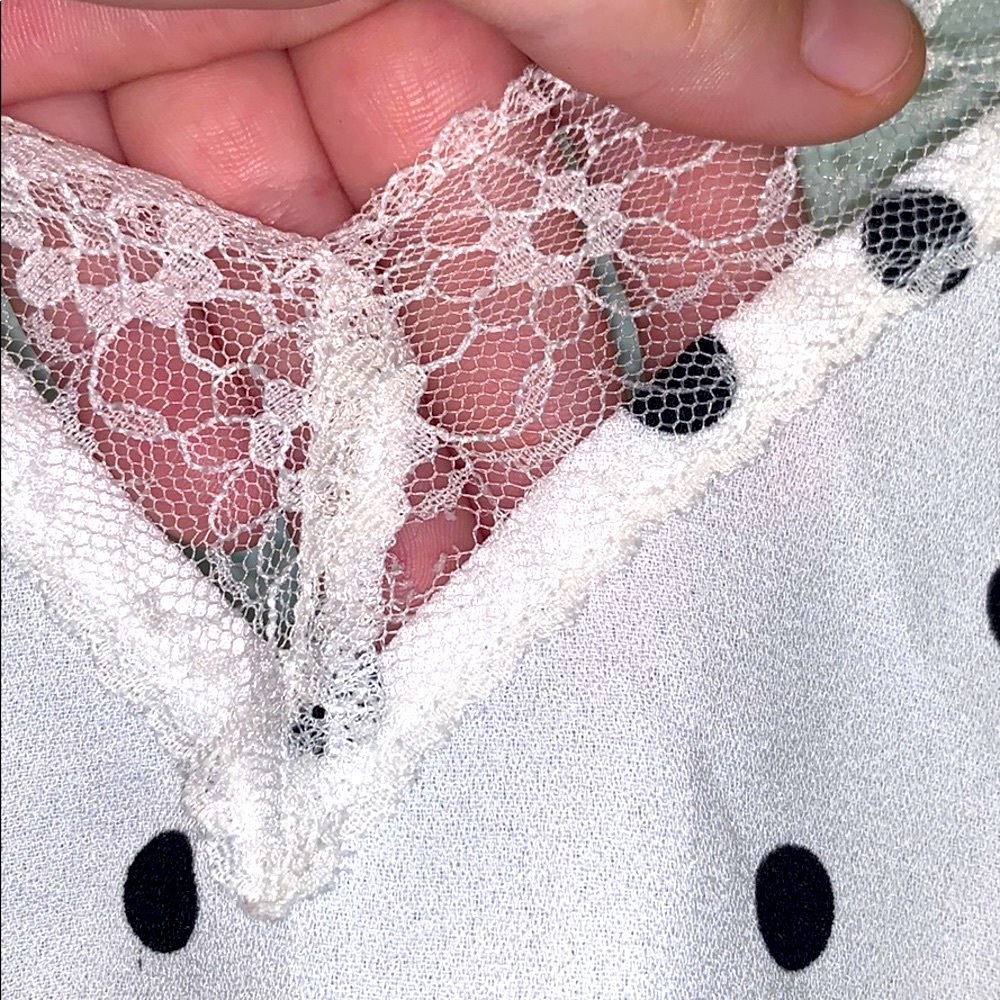BP Polka Dot Lace Top - Picture 4 of 4